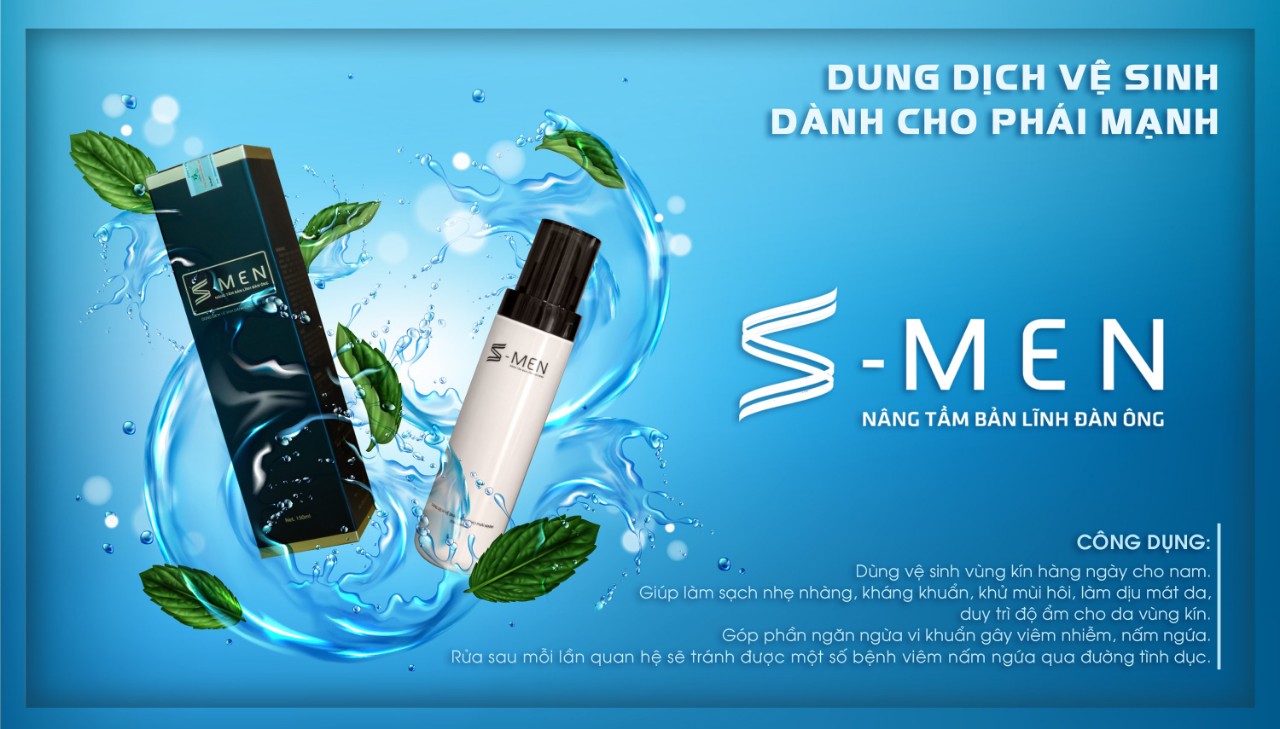[HÀNG CHÍNH HÃNG] ( Hết nấm viêm)Dung dịch vệ sinh cho nam S-men thơm mát sạch khuẩn bảo vệ an toàn