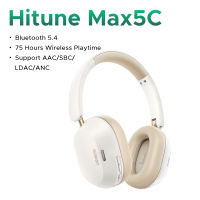 Tai nghe  UGREEN Max5c không dây có công nghệ chống ồn 43dB Bluetooth 5.4 Hybrid Active Khử tiếng ồn Hi-Res LDAC 75H Tai nghe chụp tai âm thanh không gian ANC Wireless Over-Ear Earphone Model:35757 【Local Stock】