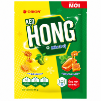 Kẹo Họng Orion Vị Quất Và Gừng Mật Ong Vị Bạc Hà Thảo Mộc (Gói 84g/875g)