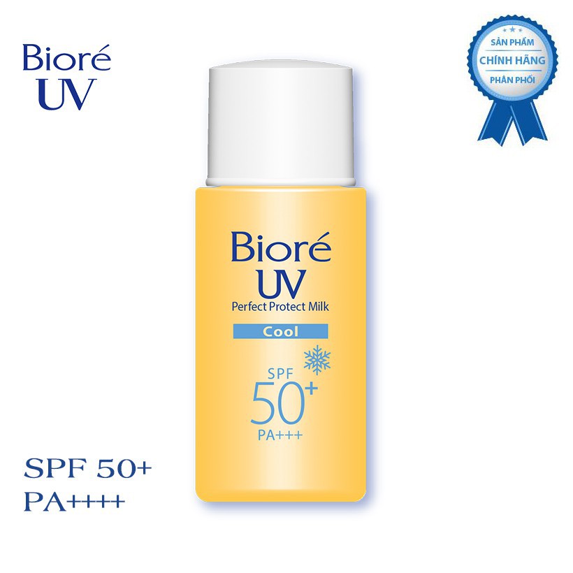 Sữa Chống Nắng Bioré UV Perfect Block Milk SPF50/PA+++ 25ml-[Cocolux]-[Biore]