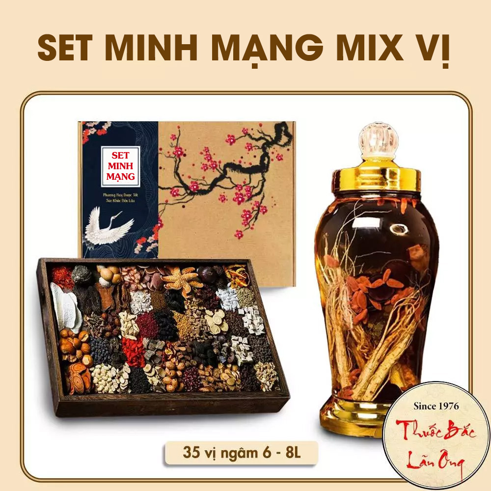 Minh mạng thang 35 vị thảo mộc giúp tăng cường sức khỏe nam giới