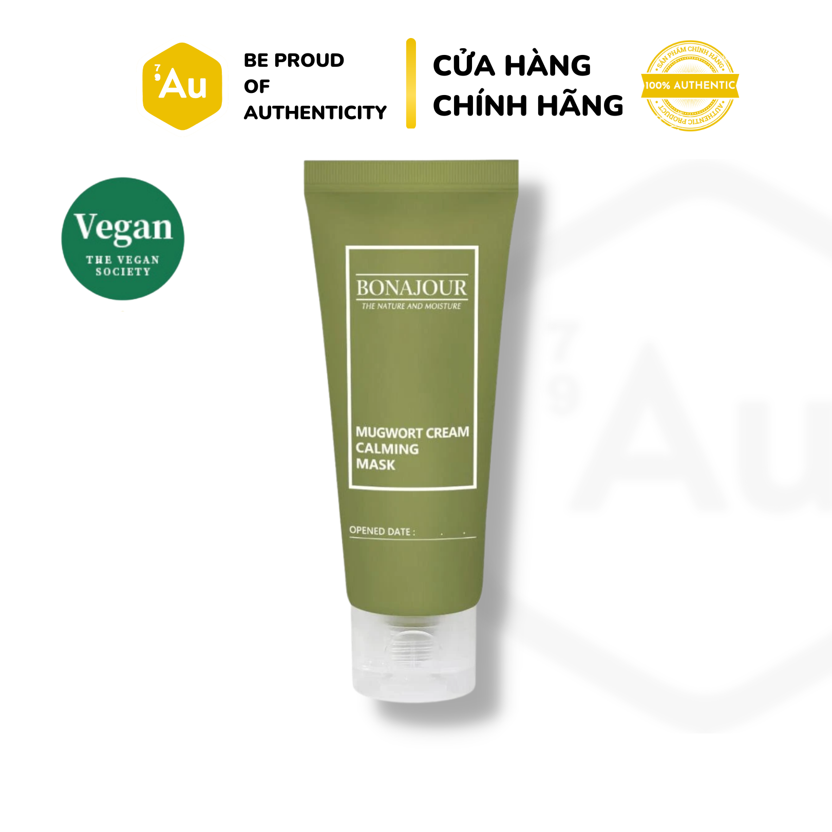 [Hàng Chính Hãng] Bonajour - Mugwort Cream Calming Mask | Mặt Nạ Ngải Cứu Hỗ Trợ Phục Hồi Làm Dịu Và Làm Sạch Da 55G