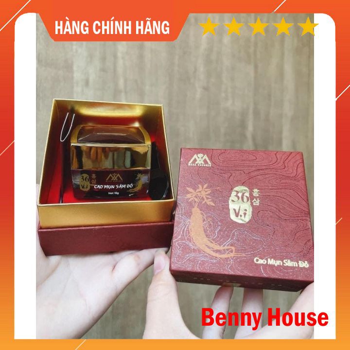 ?Chính Hãng 100%? Cao Mụn Sâm Đỏ 36 Vị Cao Cấp Dưỡng Nhan An Toàn Lành Tính Cho Mọi Làn Da - Lọ 5Gram