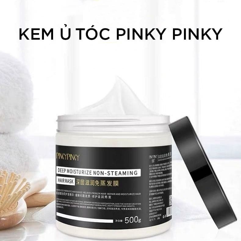 Kem Ủ Hấp Tóc Phục Hồi Hư Tổn Pinky Pinky - Pinky Pinky Giúp Dưỡng Tóc Làm Mượt Tóc Xoăn Mượt Và Dễ Dàng Hơn Giảm Nhanh Chóng Trẻ Ngọn Dưỡng Ẩm Cho Tóc