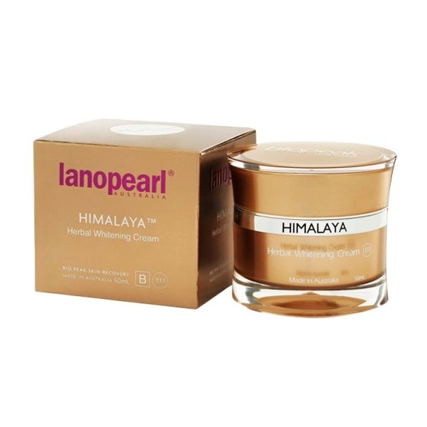 Kem trắng da mờ nám Lanopearl Himalaya Herbal Whitening Cream 50ml LB34