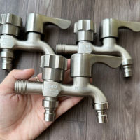 Vòi Nước 2 Đầu Ra TOTO Vòi Đôi Chất Liệu Inox 304 Xả Khoẻ Siêu Bền SP40