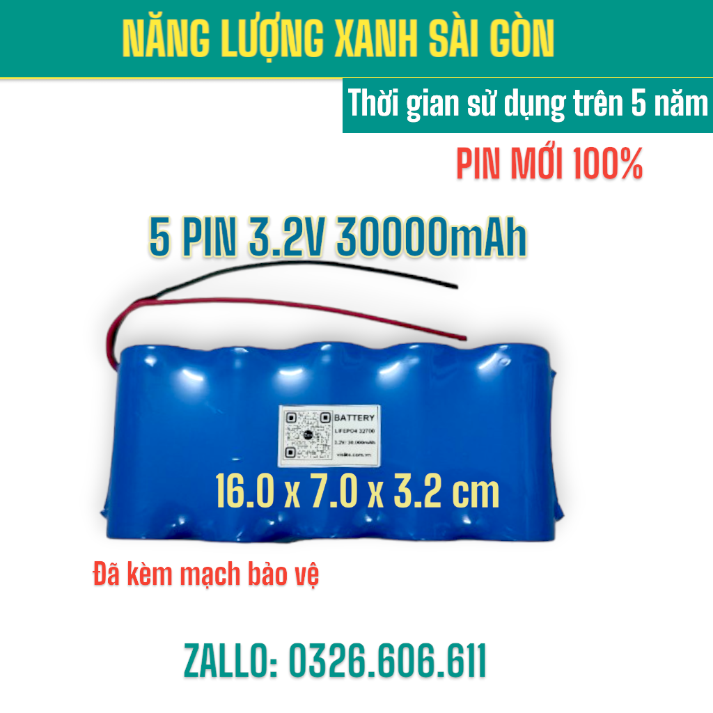 Pin sạc Life04 32700(thay thế pin 32650 cũ) 3.2v 6000mAh 12000mAh đến 60000mAh dùng cho đèn năng lượ