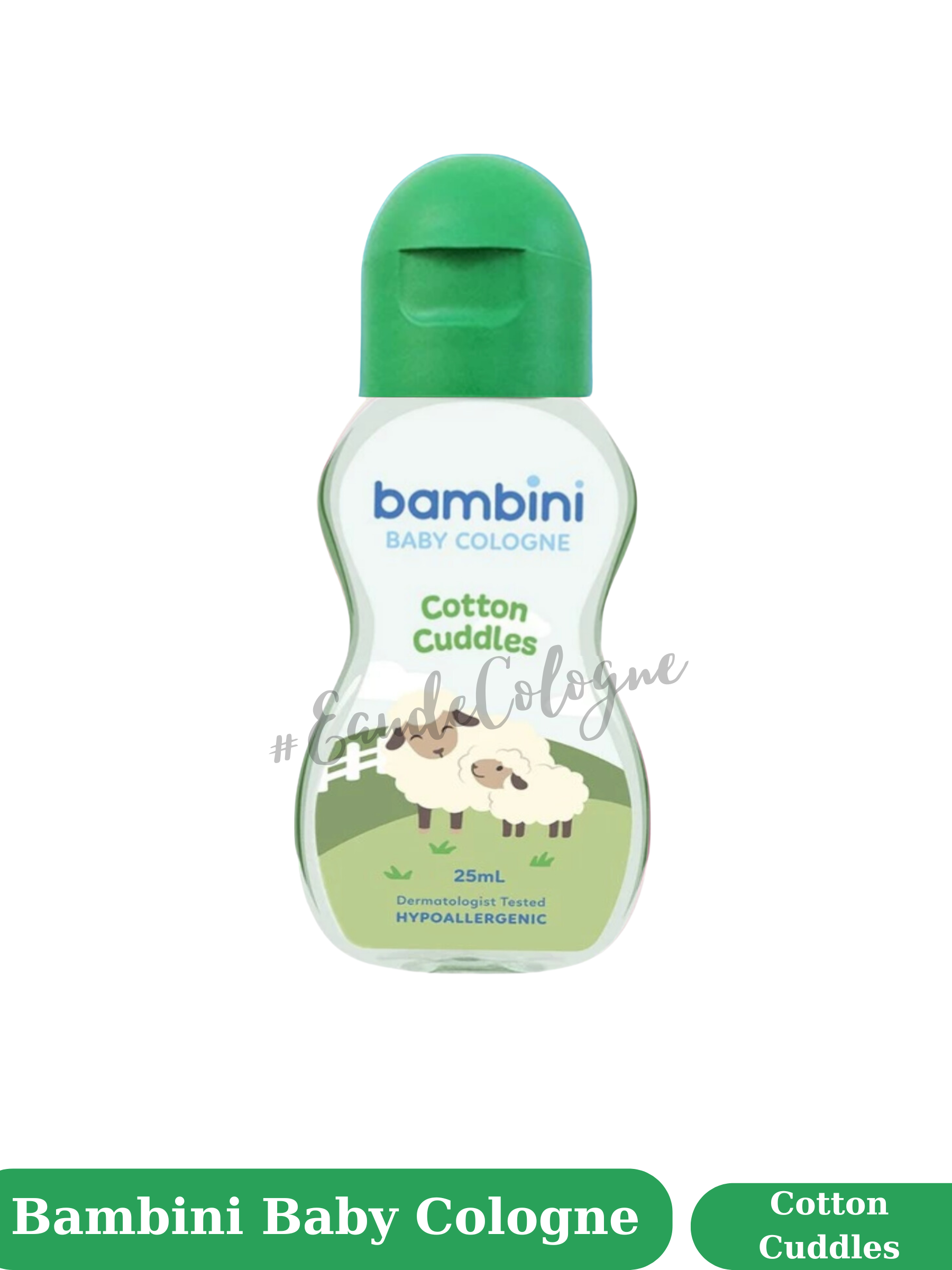 Nước Hoa Em Bé BAMBINI - Cotton Cuddles (Green)