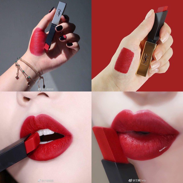 Son YSL Rouge Pur Couture The Slim Glow Matte ( 202 212 214 207 12 2101 204 ) màu siêu xinh (hàng có bill).
