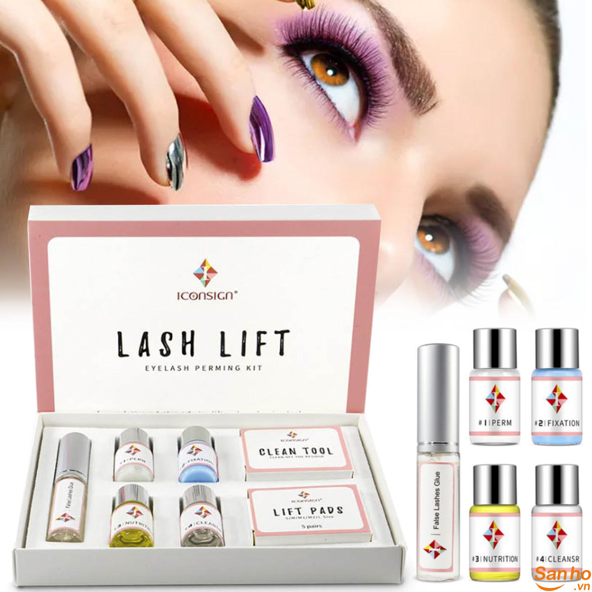 [Siêu Rẻ] Uốn Mi Hiệu Lash Lift Uốn Cong Đẹp Tự Nhiên