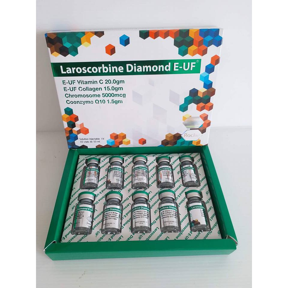 Lẻ 1 Lọ Làm Trắng Da Collagen Laroscorbine Diamond E - Uf Hàng Italia