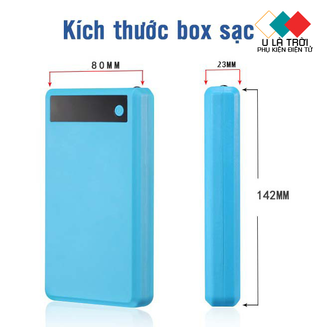 Box sạc dự phòng box sạc  6 cell  CHƯA CÓ PIN