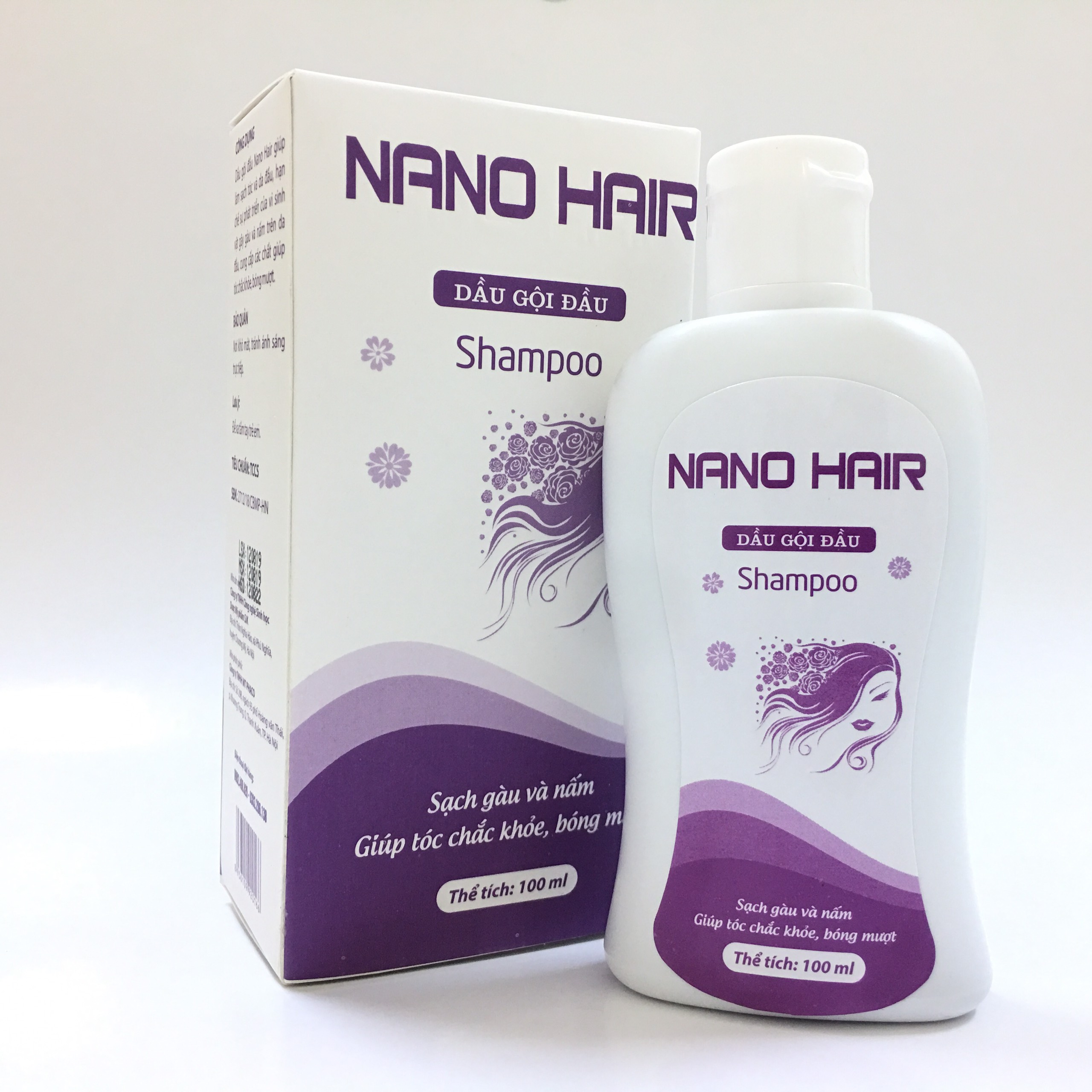 Dầu Gội Sạch Gàu Hết Nấm Nano Hair - Giúp Làm Sạch Tóc Và Da Đầu Hạn Chế Sự Phát Triển Của Vi Sinh Vật Gây Gàu Và Nấm Trên Da Đầu