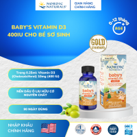 Vitamin D3 thuần tinh khiết Nordic Naturals dung tích 225ml 400IU hỗ trợ phát triển xương răng chắc khoẻ. Hỗ trợ hệ miễn dịch khoẻ mạnh & ổn định giấc ngủ ở trẻ em 0-12 tháng tuổi