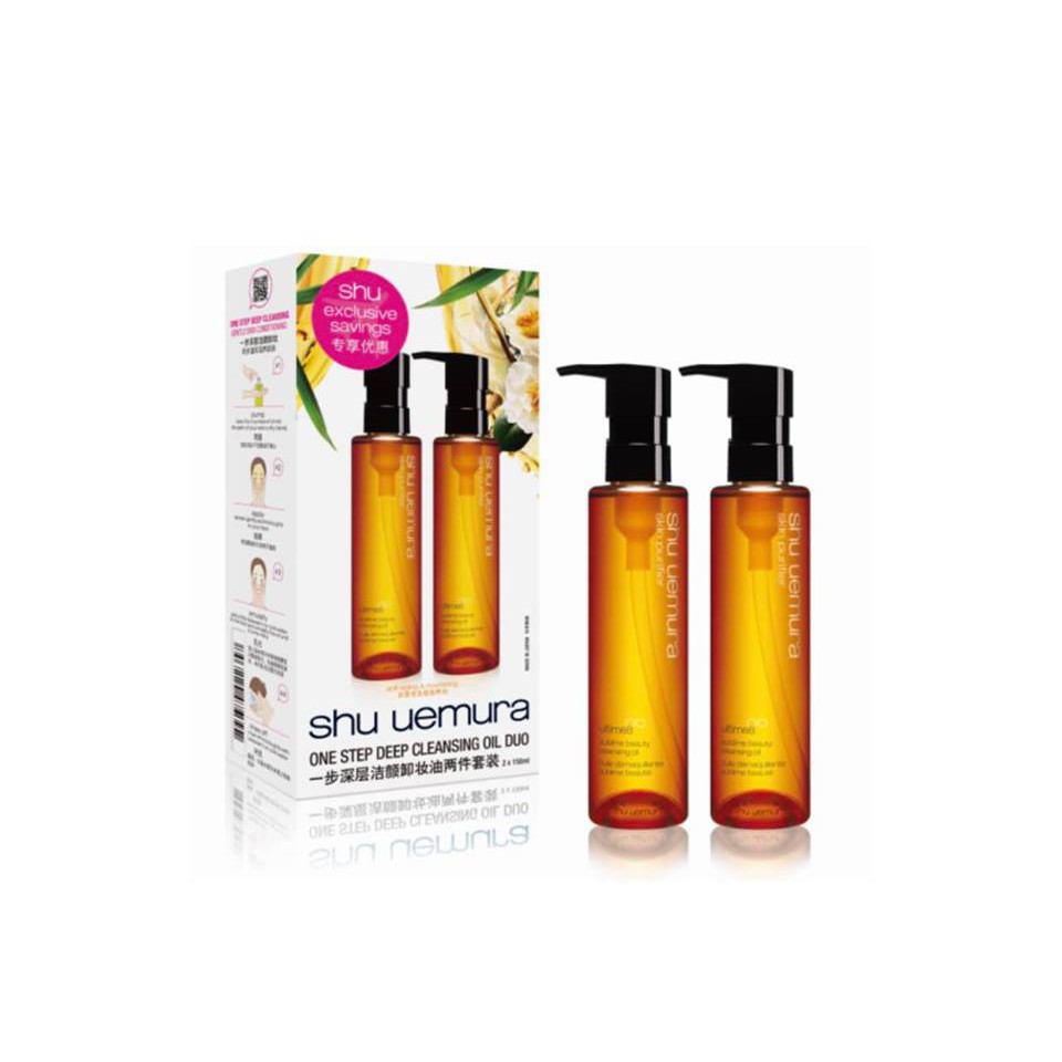 Dầu Tẩy Trang Shu Uemura Ultime8 Cleansing Oil Duo Set 150Ml*2