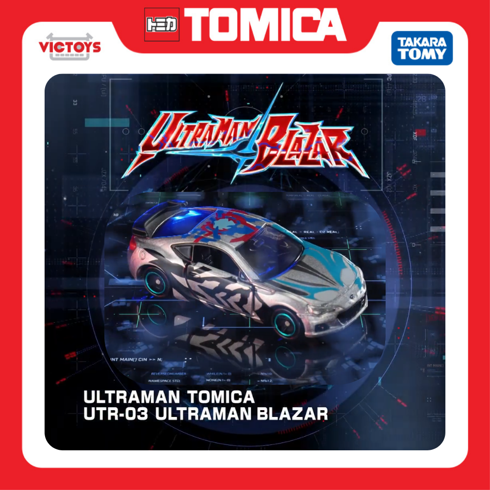 Xe mô hình Tomica [Asia] ULTRAMAN TOMICA UTR-03 ULTRAMAN BLAZAR 919612 Fullbox Chính Hãng Takara Tomy - Victoys