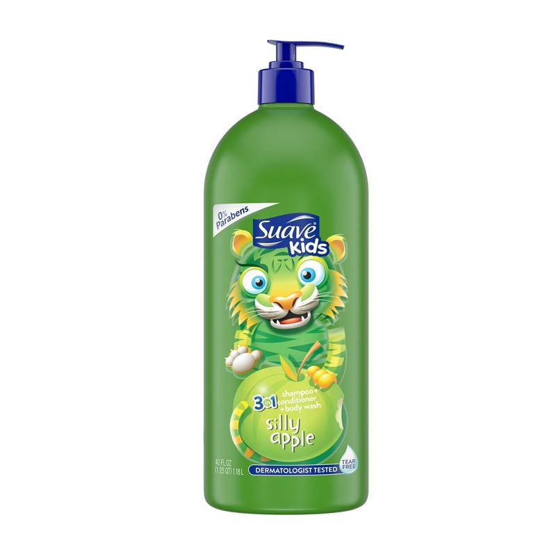 Sữa Tắm Gội Xả Suave Kids 3 In 1 Mẫu Mới Chai Có Vòi 532Ml Frorence86 Store