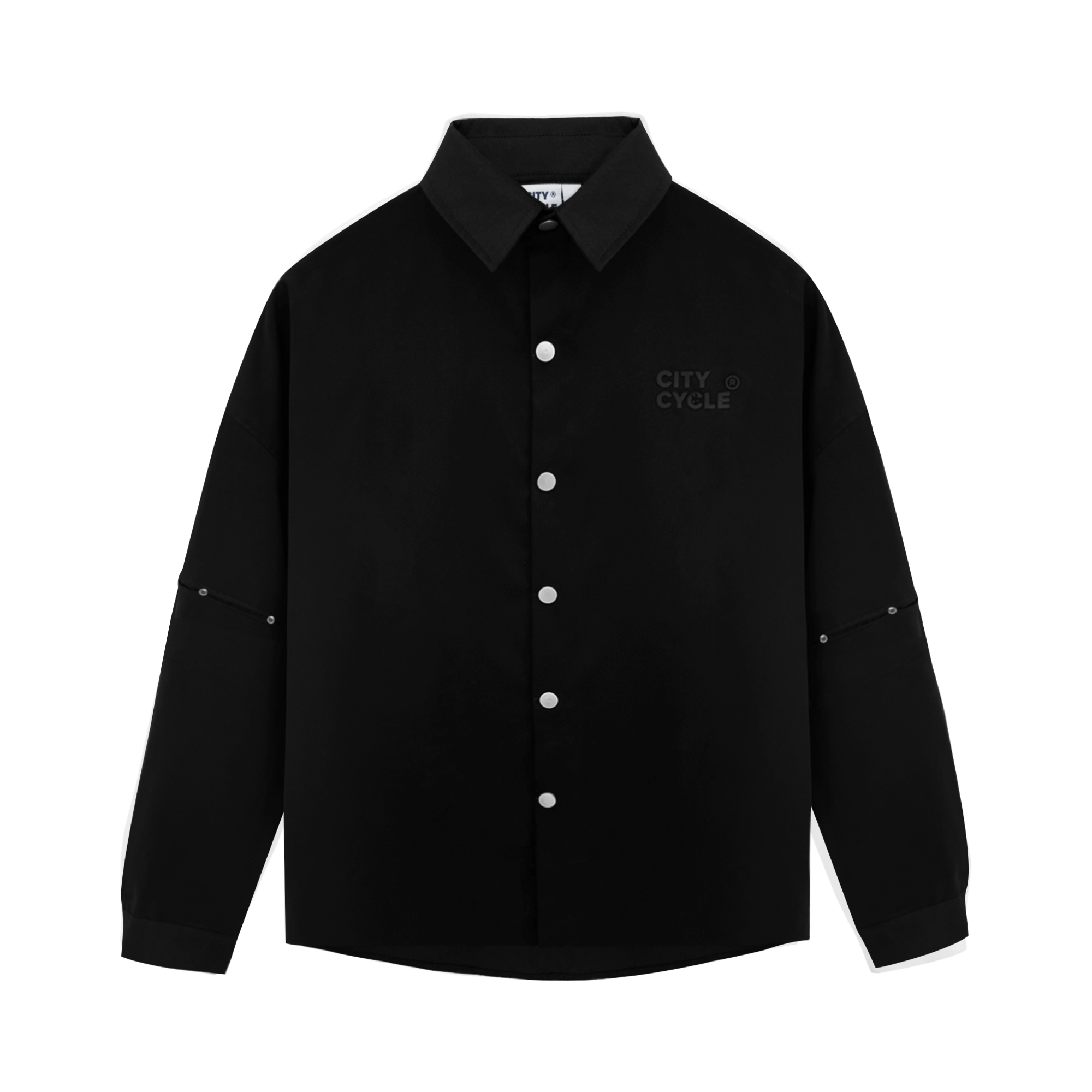 Áo Sơ Mi Local Brand Spacefarer City Cycle chất kaki oversize nam nữ form rộng