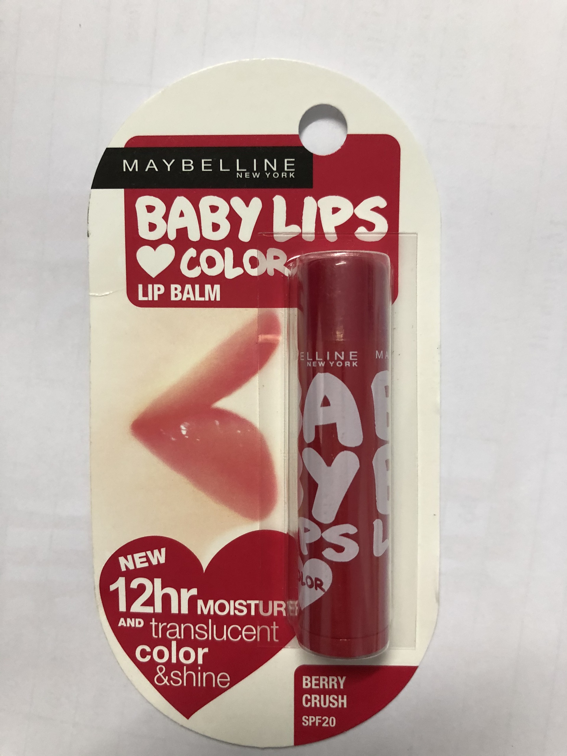 Son Dưỡng Có Màu Maybelline Baby Lips Loves - Berry Crush.hàng Xách Tay Úc