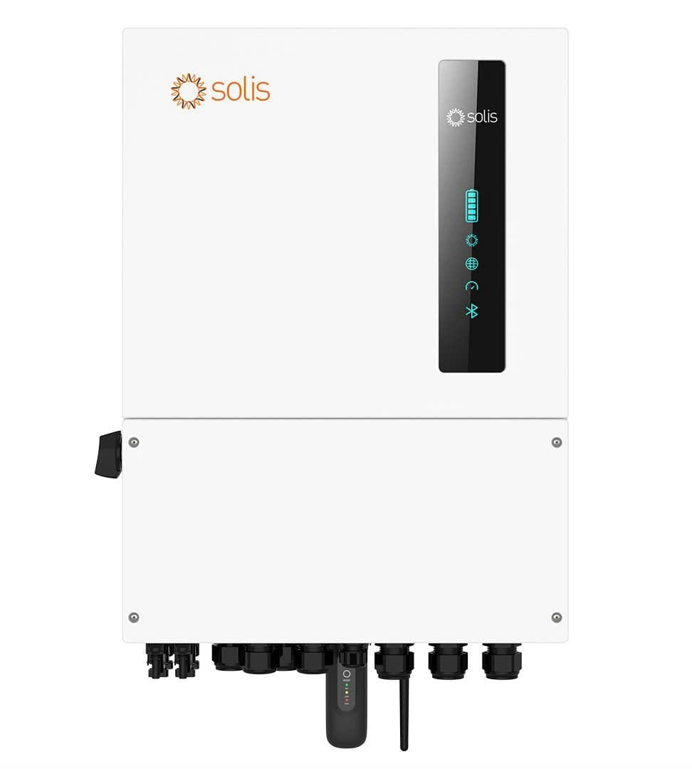 Inverter Solis Hybrid 6KW 1pha biến tần hòa lưới có lưu trữ 6kw solis-1 pha biến tần năng lượng mặt