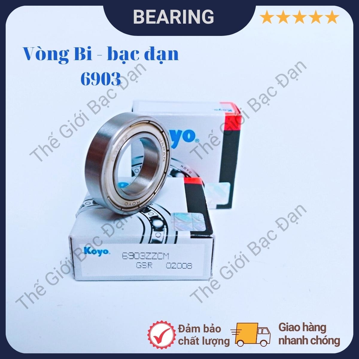 Vòng bi bạc đạn 6900 6901 6902 6903 6904 6905 6906 ZZCM KOYO -Thế Giới Bạc Đạn