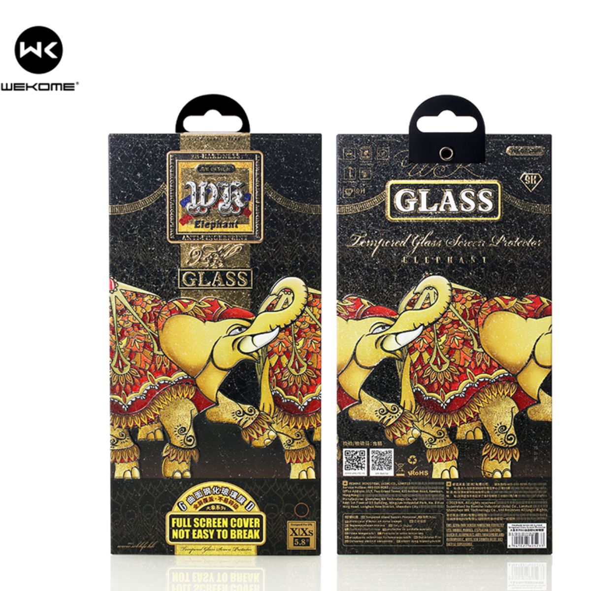 Kính cường lực WTP-018 trong 6D full viền cho tất cả các dòng điện thoại thương hiệu WEKOME dành cho