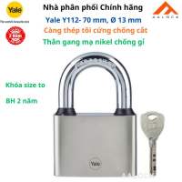 Ổ khoá treo cỡ to Yale Y112/70/137/1 size 70 giữ chìa. Ổ khoá bấm chống trộm chống cắt dùng được ngoài trời- NPP AALock