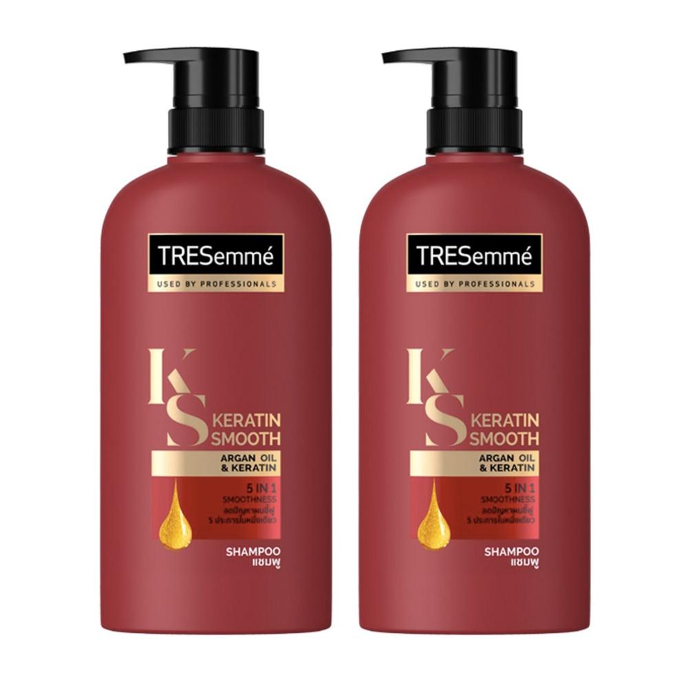 2 chai Dầu gội TRESEMME Keratin Smooth Thailand 450ml/chai