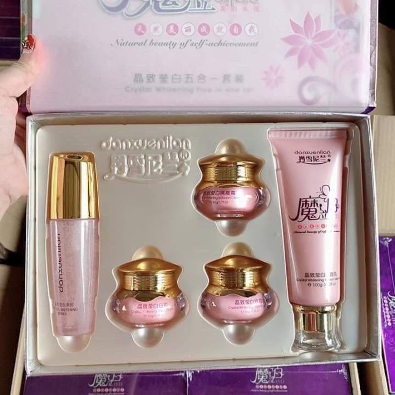 [CHÍNH HÃNG] Bộ Hoàng Cung Hồng 5 món tặng set mini dùng thử