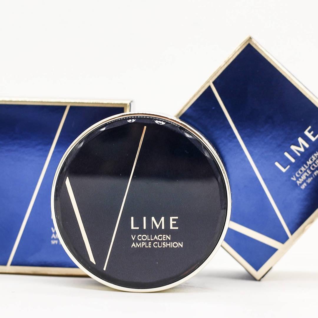 [HCM]Phấn Nước Dưỡng Ẩm Chống Lão Hóa Lime V Collagen Ample Cushion SPF50+ PA+++