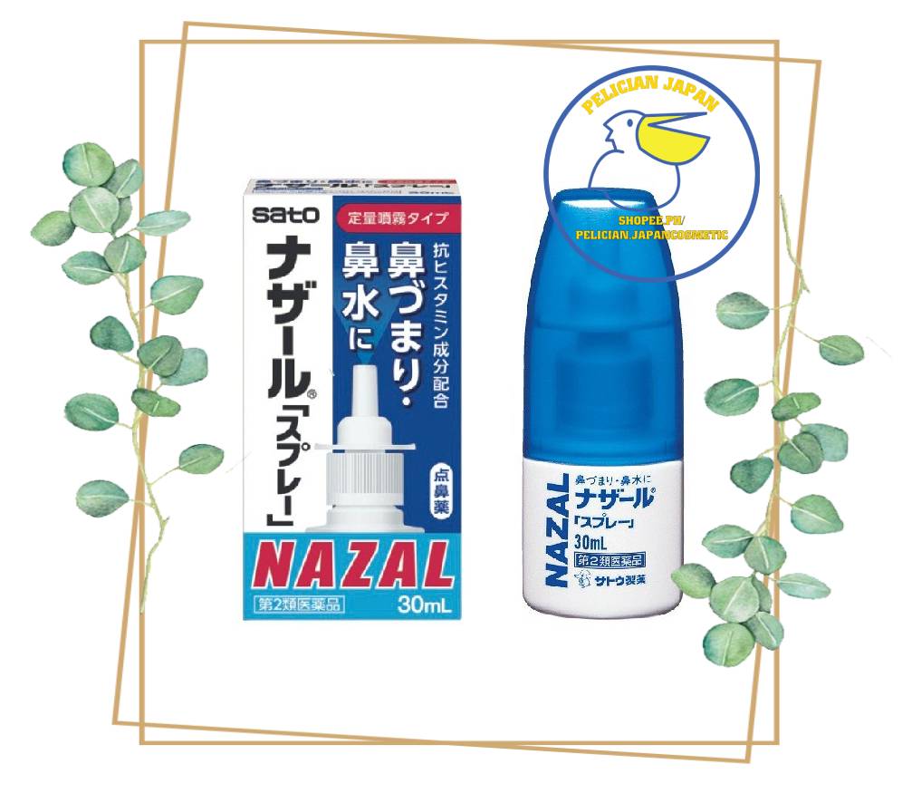 [Hcm]Hộp Xịt Xoang Nazal Sato Nhật Bản 30Ml