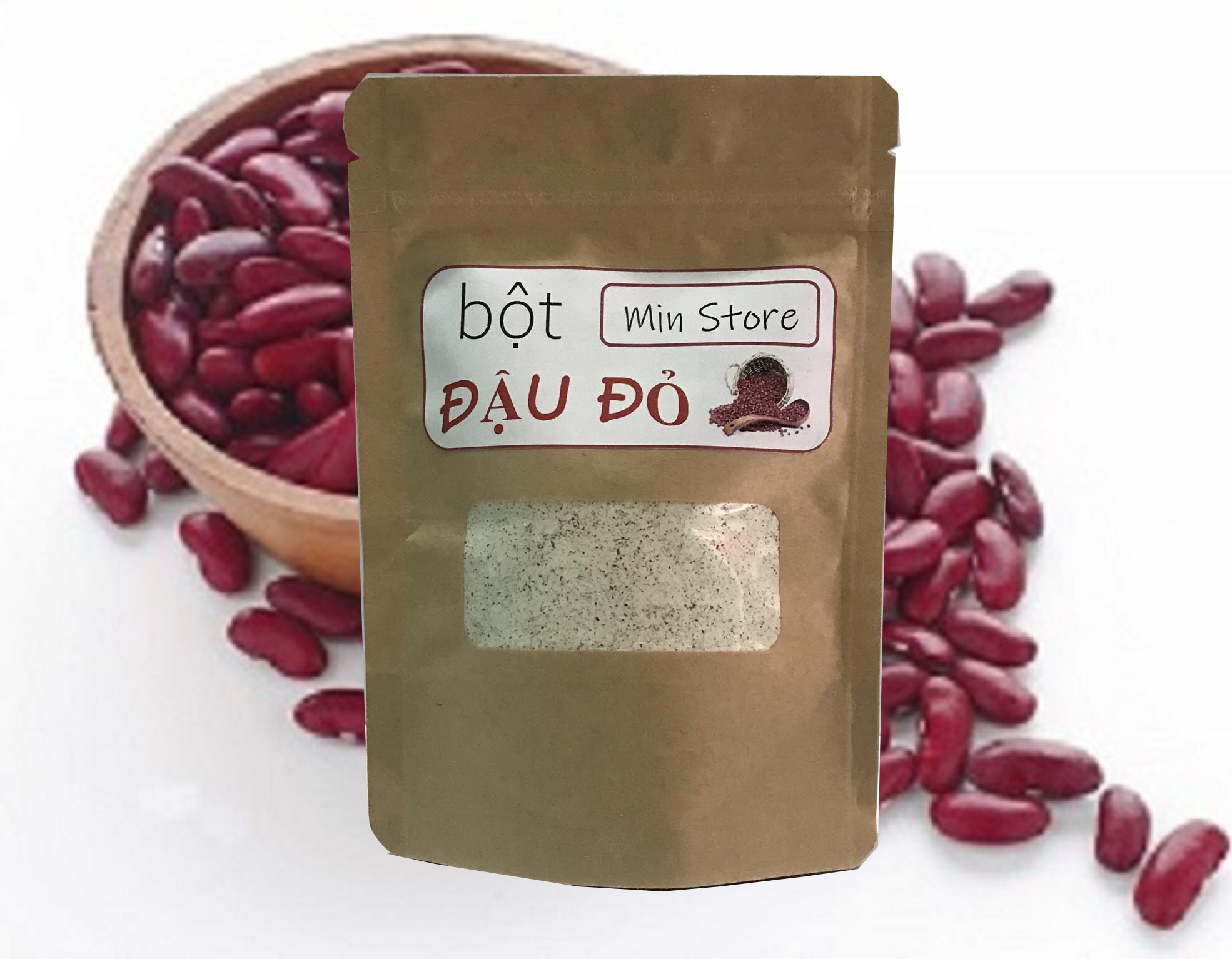 100G Bột Đậu Đỏ Sạch - Chăm Da Body - Tẩy Tế Bào Chết - Sản Phẩm Nguyên Chất Cung Cấp Dưỡng Ẩm Cho Da