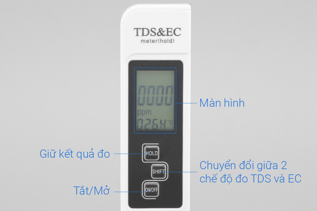 Bút thử nước sạch TDS&EC