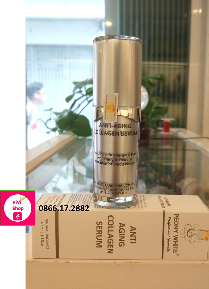 Anti Aging Collagen Serum - Tinh Chất Nám Peony White Trắng Da Phục Hồi