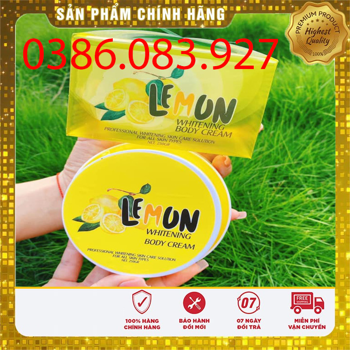 [Chính Hãng] Kem Body Lemon chanh Qlady