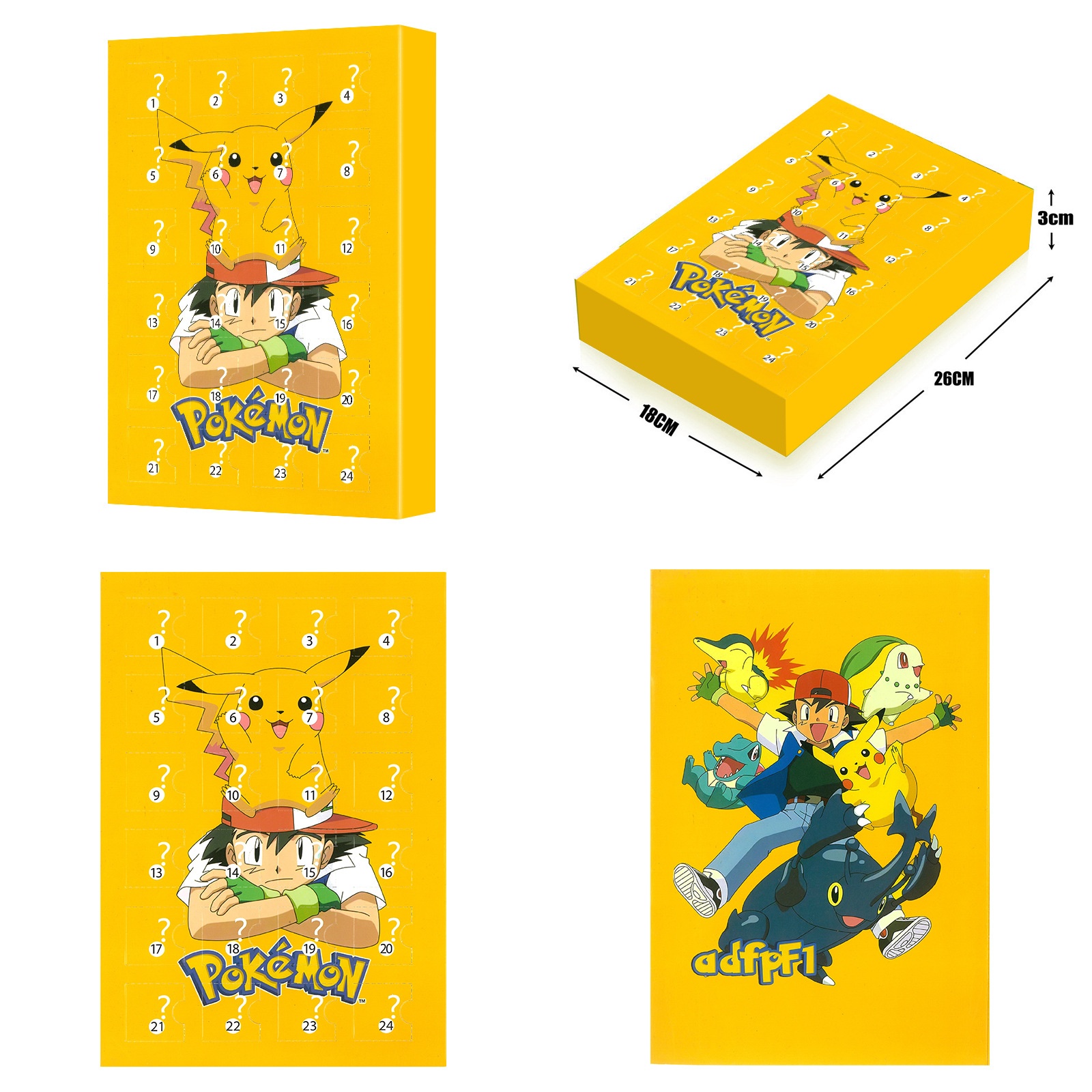 Hộp quà Pokemon Christmas Advent Calendar 24pcs