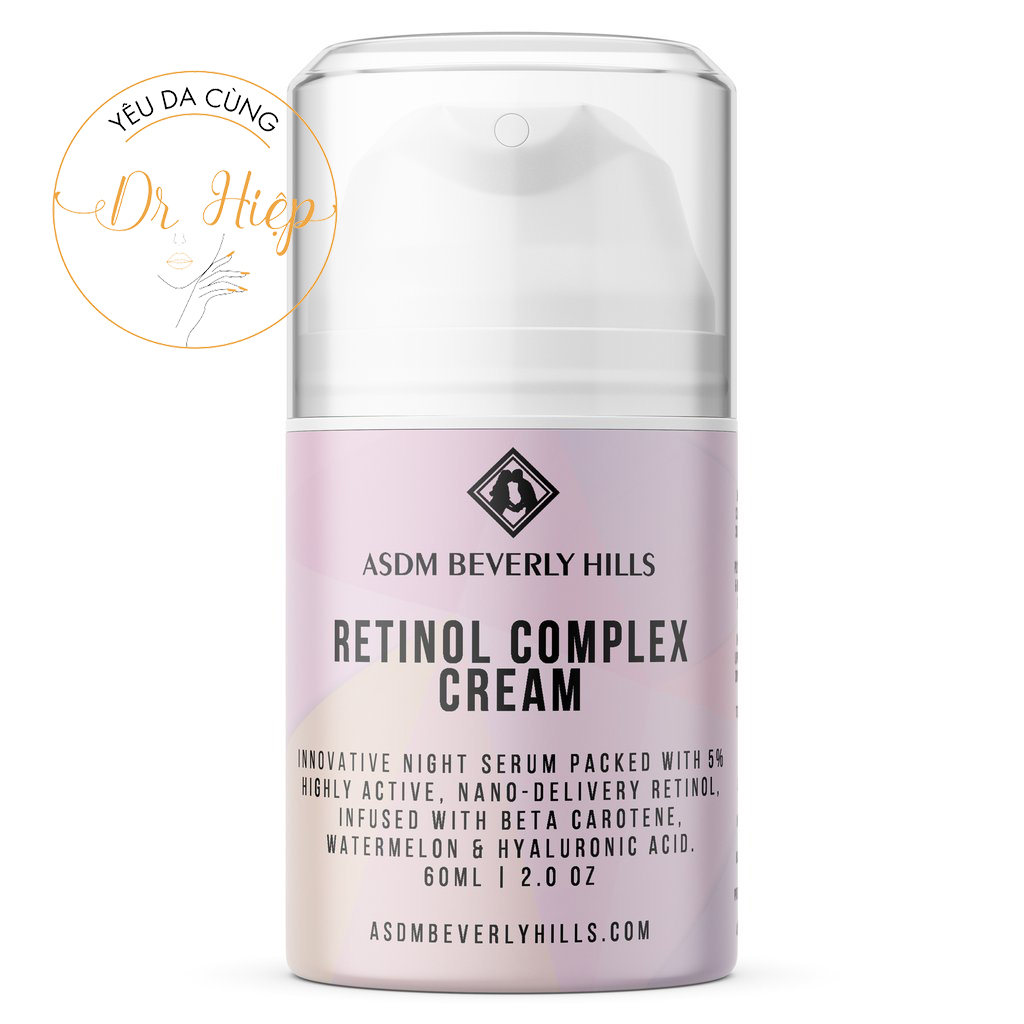 [Hcm]Tinh Chất Trẻ Hóa Da Asdm Beverly Hills Retinol Complex Serum 60Ml