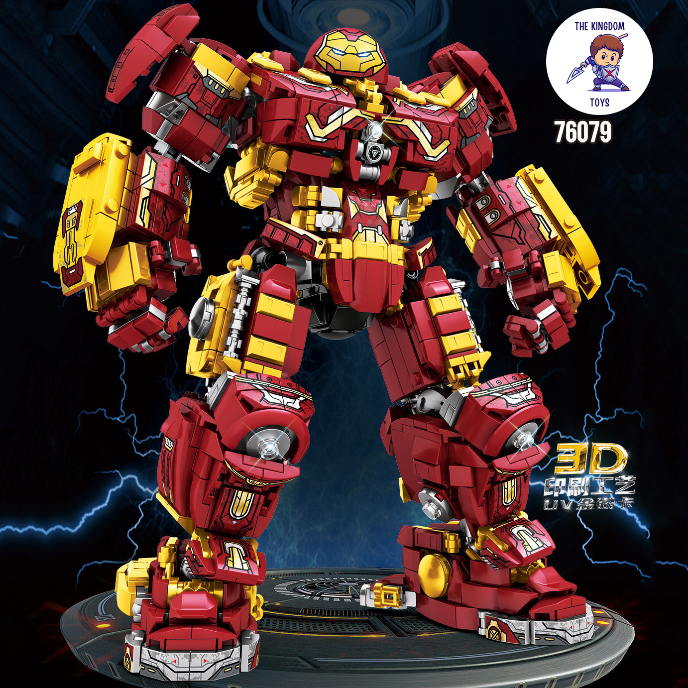 [Hoàn Tiền 10%]Đồ Chơi Lắp Ráp Kiểu LEGO HulkBuster Iron Man Bản Đầy Đủ Mô Hình Robot Người Sắt LY76079