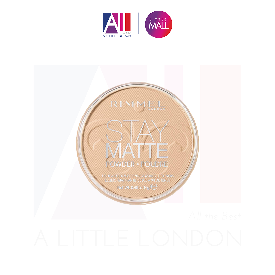 Phấn Phủ Không Màu Rimmel Stay Matte Powder 14G - Transparent (Bill Anh)