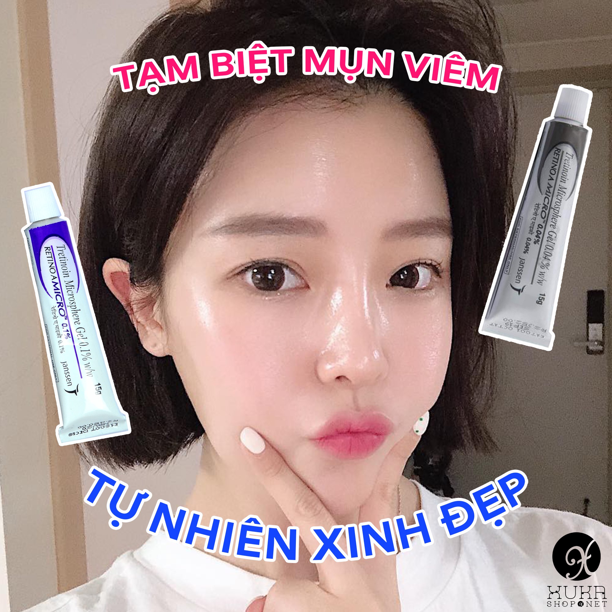 [Hcm][20G] Giảm Mụn Trẻ Hoá Da Tretinoin Microphere Gel 004% Supatret