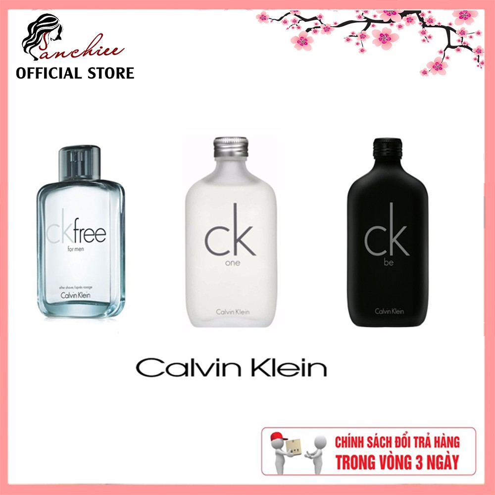 Nước Hoa Nam Calvin Ck Hương Tơn Nam Tính Cho Mùa Hè Nhiệt Huyết ( 5/10/20Ml)