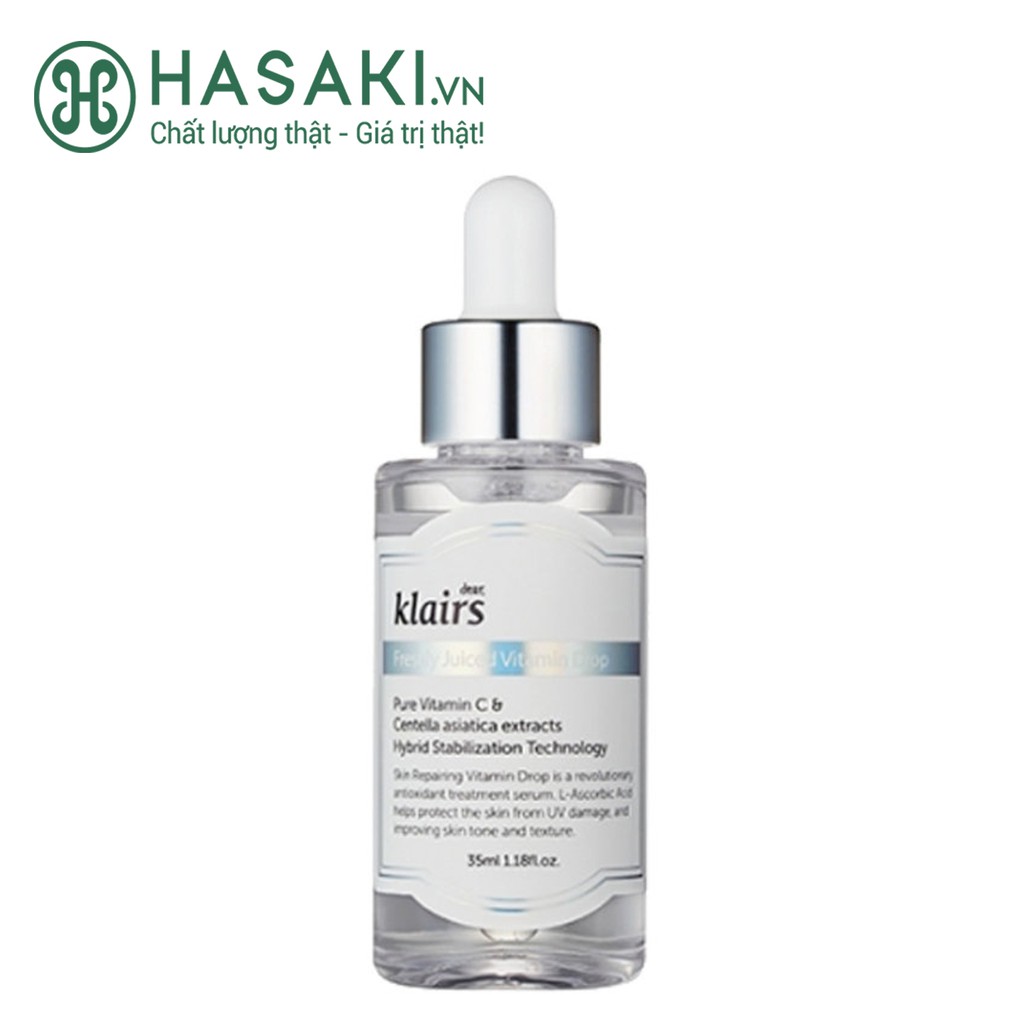 [HCM]Tinh Chất Làm Sáng Da Klairs Freshly Juiced Vitamin Drop 35ml
