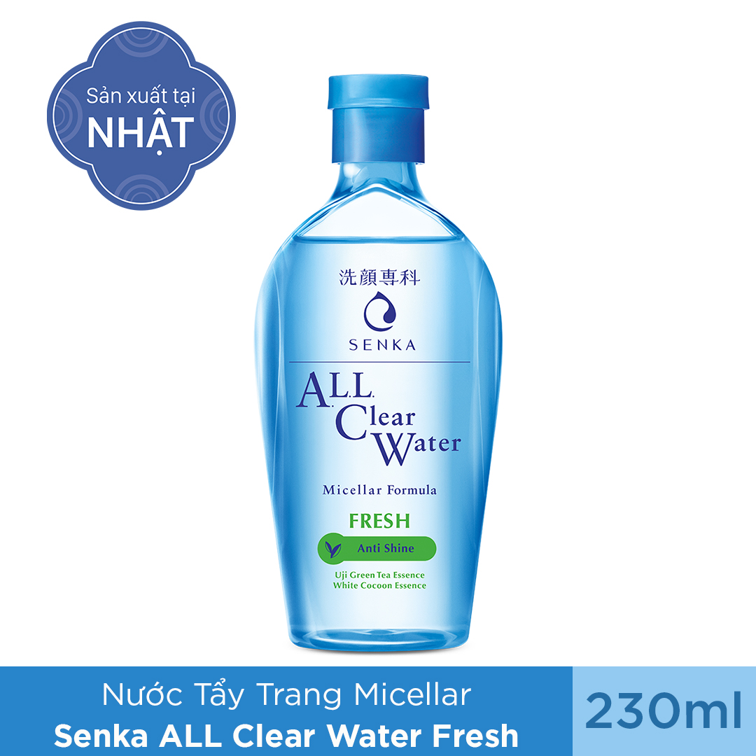 [HCM]Nước Tẩy Trang Senka All Clear Water Fresh 230ml