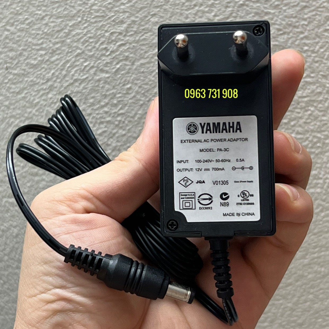 Bộ nguồn đàn organ yamaha PSR VN300 nguyên bản Yamaha