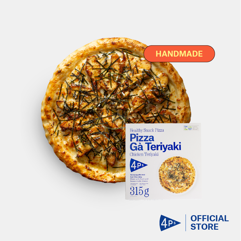 [Giao HCM][Hỏa tốc] 4Ps Napoli Pizza Gà Teriyaki Đông Lạnh - 315Gr