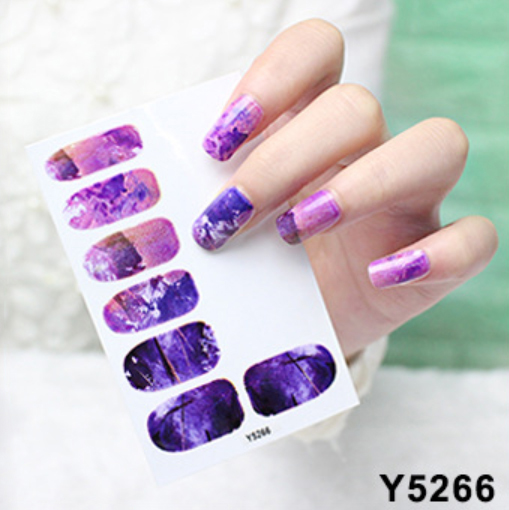 Bộ sticker dán trang trí móng tay nhiều kiểu xinh xắn