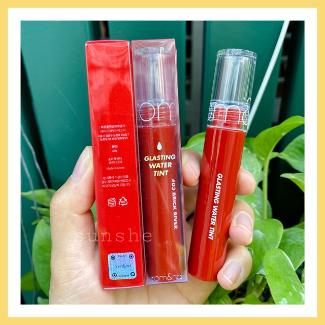 [Hcm]Son Tint Nước Siêu Lì Lâu Trôi Romand Glasting Water Tint 4G Cam Kết Hàng Đúng Mô Tả Chất Lượng Đảm Bảo An Toàn Đến Sức Khỏe Người Sử Dụng