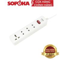 Ổ cắm điện liền dây chịu tải 1200W SOPOKA 3M16M1 công tắc an toàn
