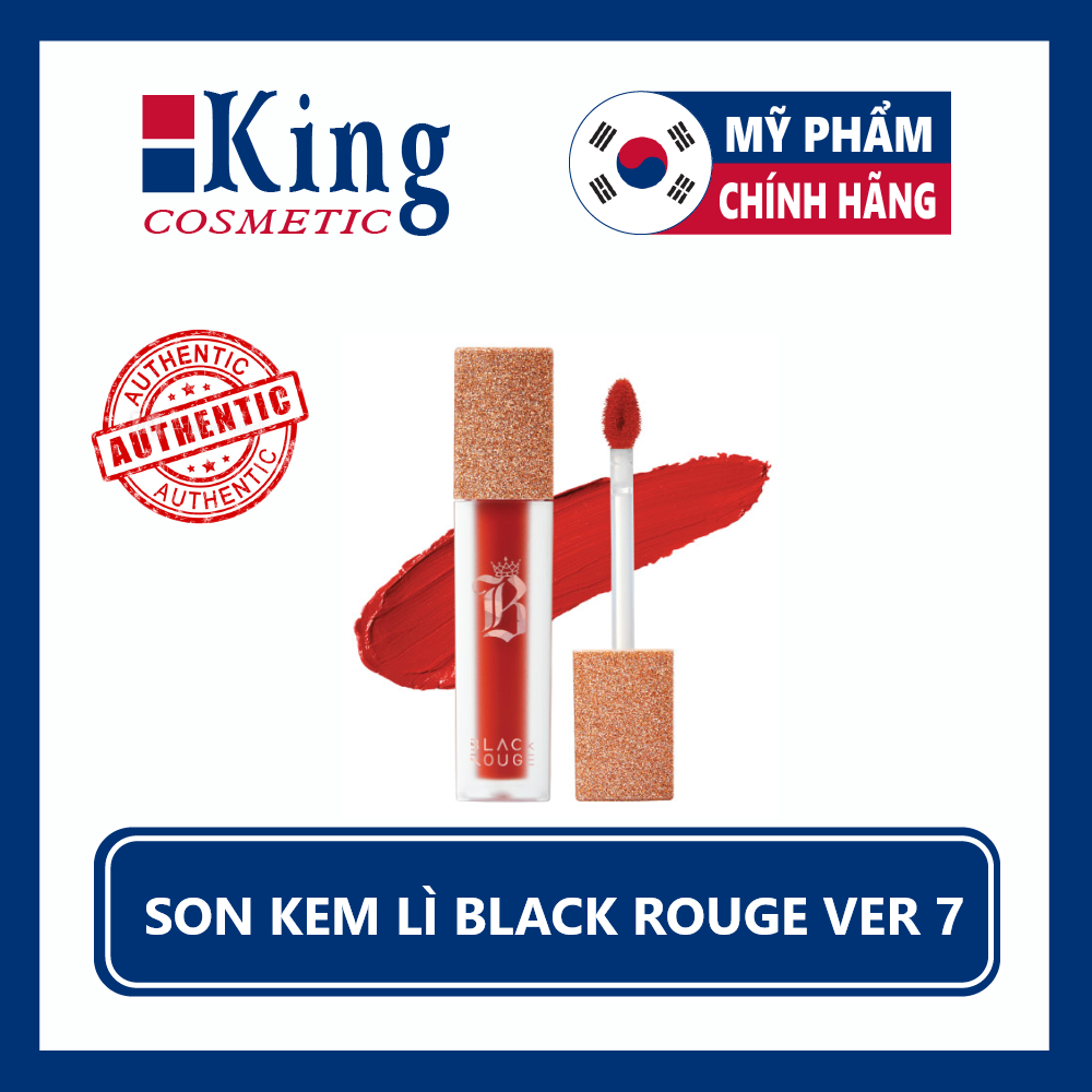 Son Black Rouge Chính Hãng Air Fit Velvet Tint Ver 7 37.6G – Beauty Lover Chất Son Kem Blackrouge Nhẹ Kết Cấu Velvet Bám Chắc Như Son Lì Giàu Thành Phần Tạo Ẩm Như Son Dưỡng
