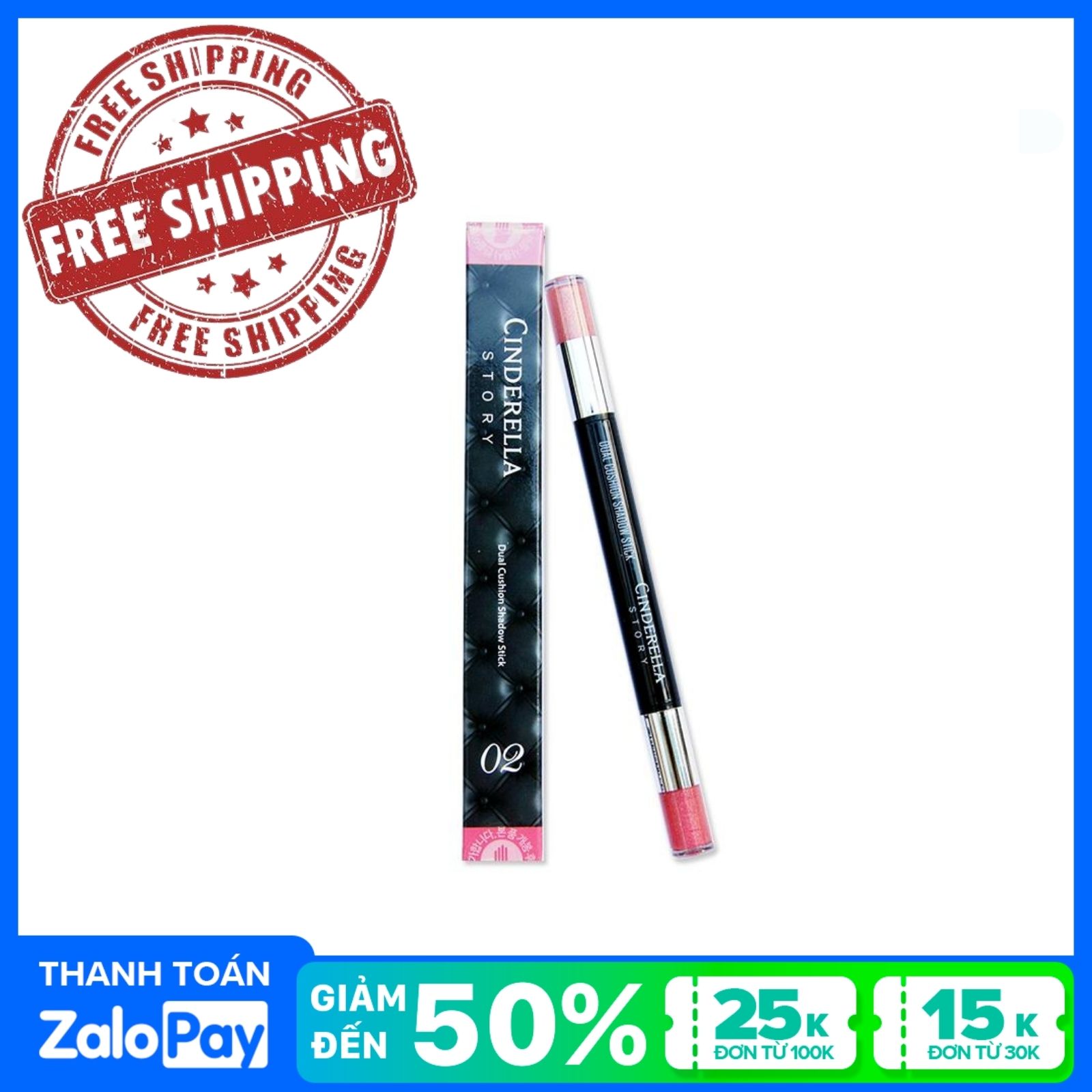 [HCM]Phấn mắt hai đầu dạng vặn Cinderella story Dual Cushion shadow stick